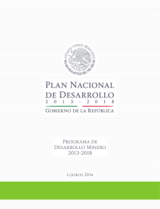 Programa de Desarrollo Minero 2013-2018