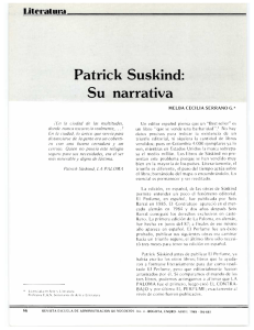Patrick Suskind - Revistas Científicas de la Universidad EAN