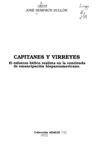 capitanes y virreyes