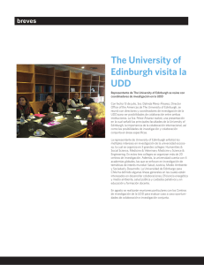 The University of Edinburgh visita la UDD