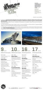 Programa - Colegio Oficial de Arquitectos de Gran Canaria