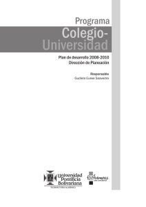 Colegio Universidad - Universidad Pontificia Bolivariana