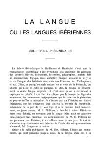 La langue ou langues ibériennes
