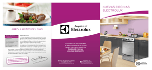 NUEVAS COCINAS ELECTROLUX