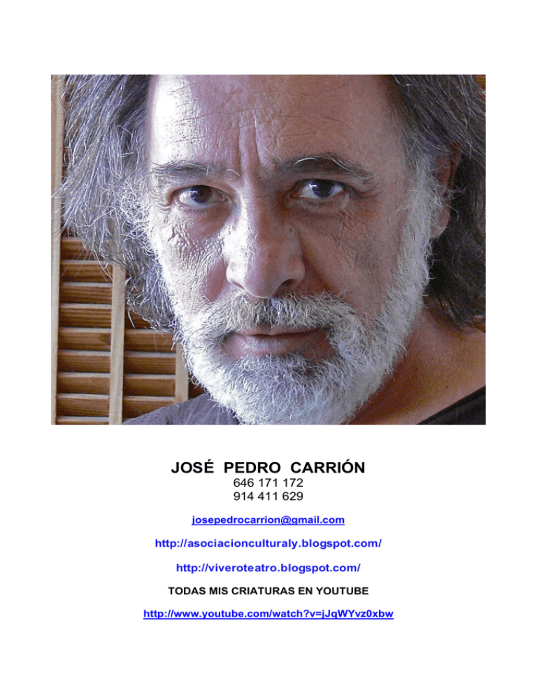 C.V de José Pedro Carrión