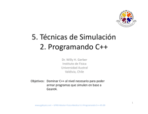 5. Técnicas de Simulación 2. Programando C++