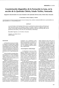 Caracterización diagenética de la Formación La Luna, en la sección