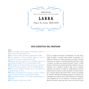 Larra: Fígaro de vuelta, 1809-2009 (Guía didáctica del profesor)