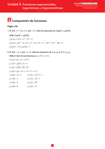 Unidad 5. Funciones exponenciales, logarítmicas y trigonométricas