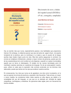 Diccionario de usos y dudas del español actual (DUDEA) (4ª ed