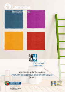 Certificado de Profesionalidad PINTURA DECORATIVA EN