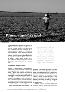 Pobreza, migración y salud - revista universidad de sonora