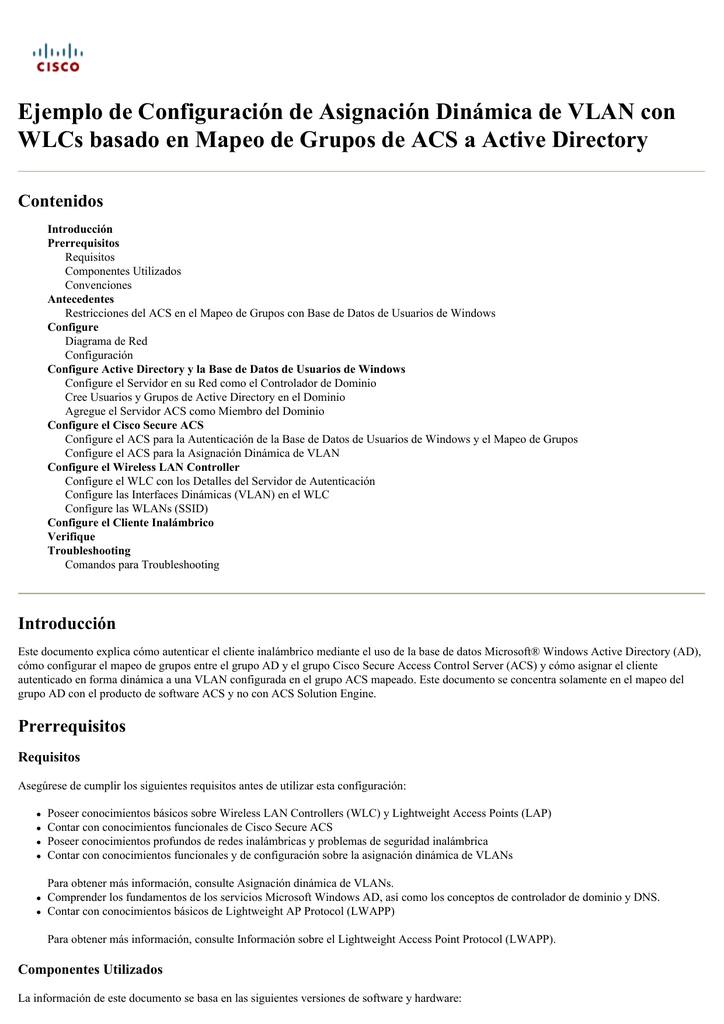 Ejemplo de Configuración de Asignación Dinámica de VLAN