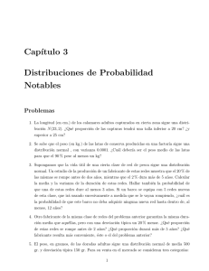 Cap´ıtulo 3 Distribuciones de Probabilidad Notables