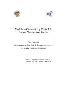 Modelado Cinemático y Control de Robots Móviles con Ruedas