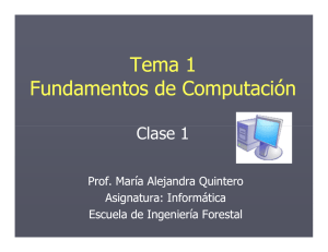 Tema 1 Fundamentos de Computación