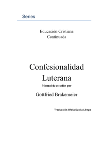 Confesionalidad Luterana - América Latina y Caribe
