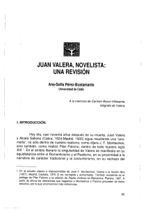 juan valera, novelista: una revisión - Rodin