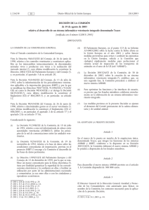 Decisión 2003/623/CE de la Comisión, de 19 de agosto de 2003