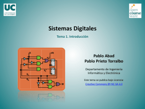 Sistemas Digitales. Tema 1. Introducción