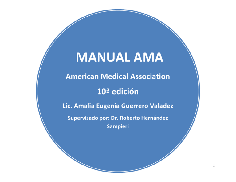 Manual American Medical Asociation Manual American Medical Asociation