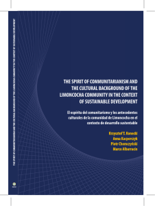 the spirit of communitarianism and the cultural background of the