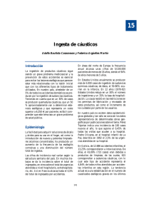 Ingesta de cáusticos - Asociación Española de Pediatría