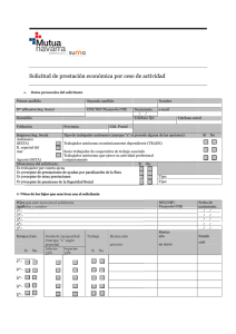 Solicitud de prestación económica por cese de