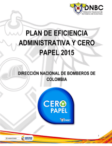 plan de eficiencia administrativa y cero papel 2015