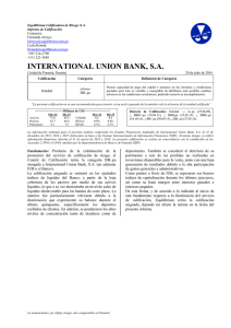 International Union Bank