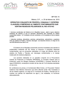 BP/108–15 México, D.F., a 25 de febrero de 2015 OPERATIVO