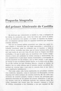 Pequeña biografía del primer Almirante de Castilla