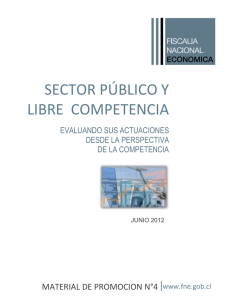 sector público y libre competencia
