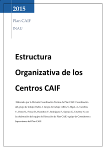 Estructura Organizativa de los Centros CAIF