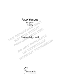 Paco Yunque - Filarmonika