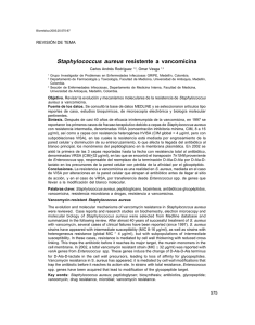 Staphylococcus aureus resistente a vancomicina