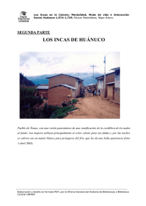 los incas de huánuco