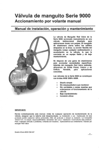 Válvula de manguito Serie 9000