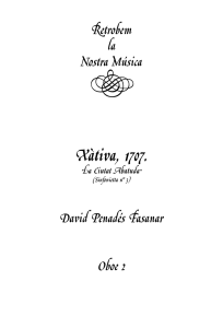Page 1 @großem ¿l Nostra Músíea n Q V ß um» v Dò. `Xa twa, 1707