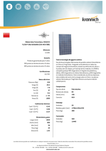 Módulo Solar Fotovoltaico. KD16253 YL230 P