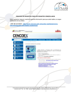 LINK DE ACCESO : http://www.cencoex.gob.ve/ayudas