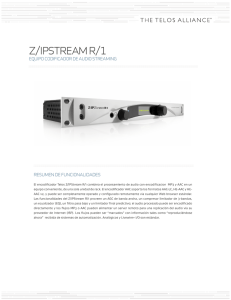 z/ipstream r/1 - The Telos Alliance