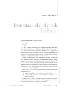 Intertextualidad en el cine de Tim Burton