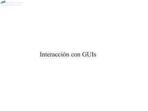 Interacción con GUIs