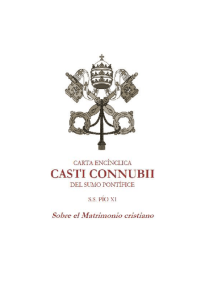 Casti Connubii - Seminario Mayor Diocesano de Ibarra