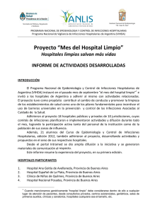 Informe Hospital Limpio Haga clic aqui para su