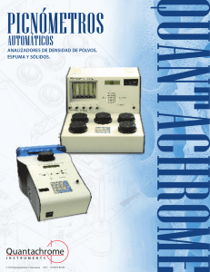 AUTOMáTiCOs - Quantachrome Instruments