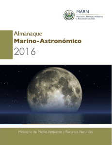 Almanaque Marino-Astronómico 2016