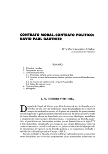 Contrato moral-contrato político: David Paul Gauthier