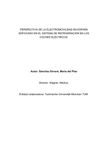 PERSPECTIVA DE LA ELECTROMOVILIDAD EN ESPAÑA